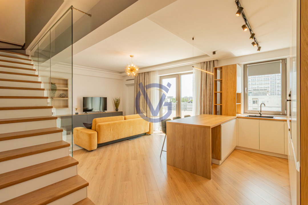 Atat de spatios! 2camere duplex, 70mp + 2 terase, prima inchiriere!