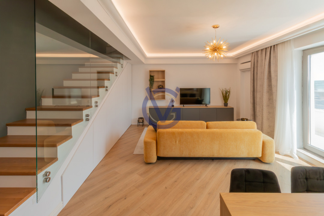 Atat de spatios! 2camere duplex, 70mp + 2 terase, prima inchiriere!