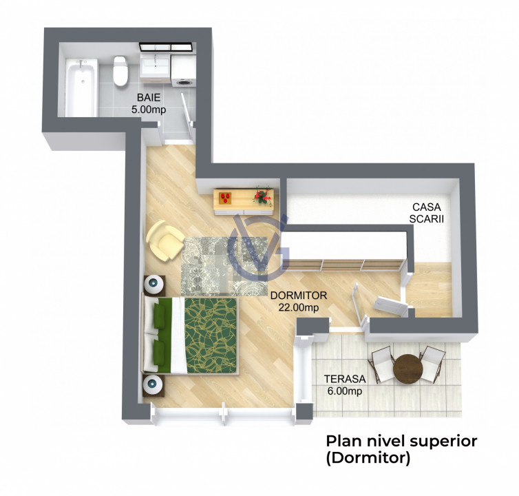 Atat de spatios! 2camere duplex, 70mp + 2 terase, prima inchiriere!