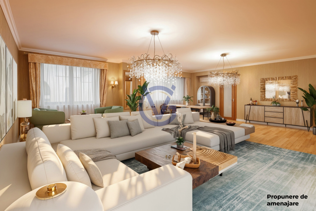 Vezi Parcul Kiseleff! Apartament spectaculos, 4 camere, 175mp