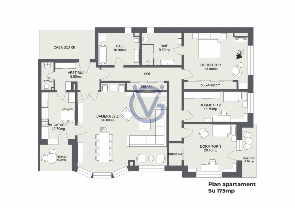 Vezi Parcul Kiseleff! Apartament spectaculos, 4 camere, 175mp