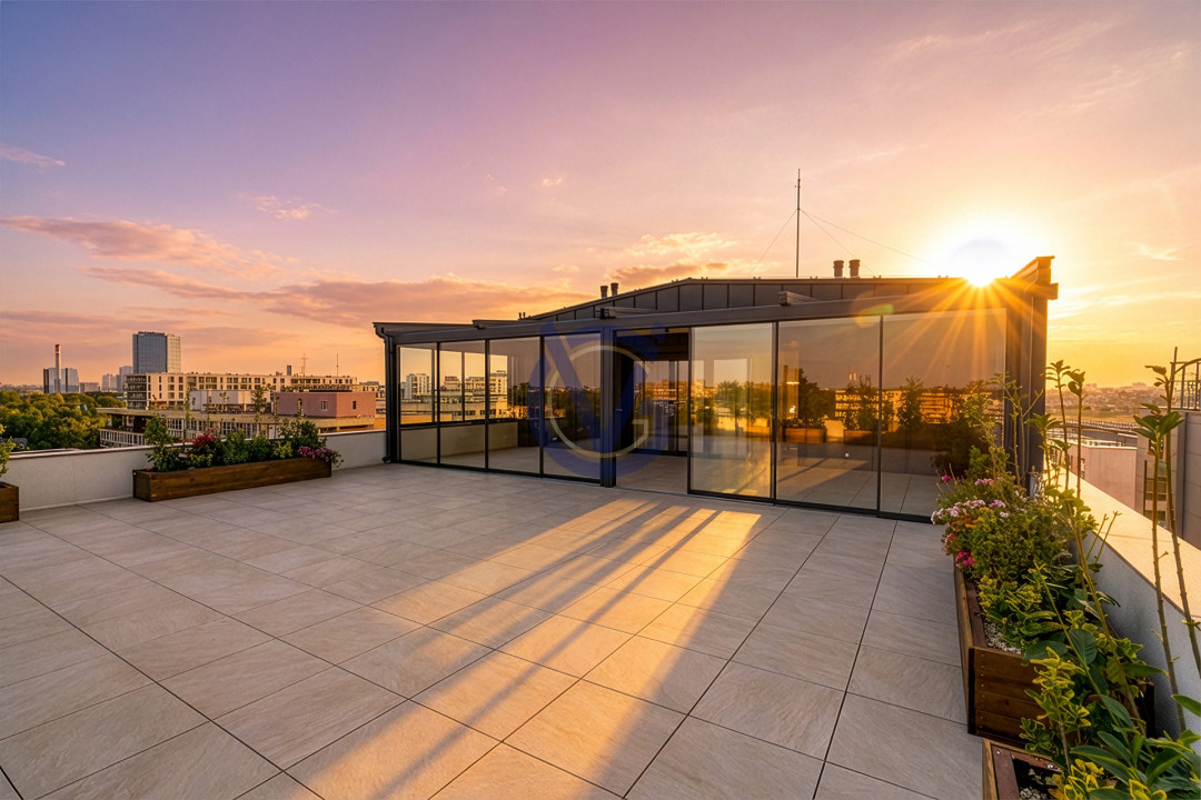 Ce priveliste! Deasupra tuturor - Penthouse Spectaculos cu Terase 210mp!