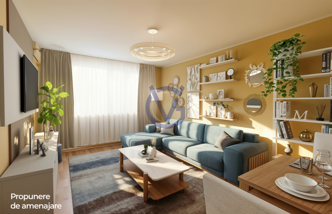 Aproape de parc! 3 camere decomandate, dupa gustul tau!