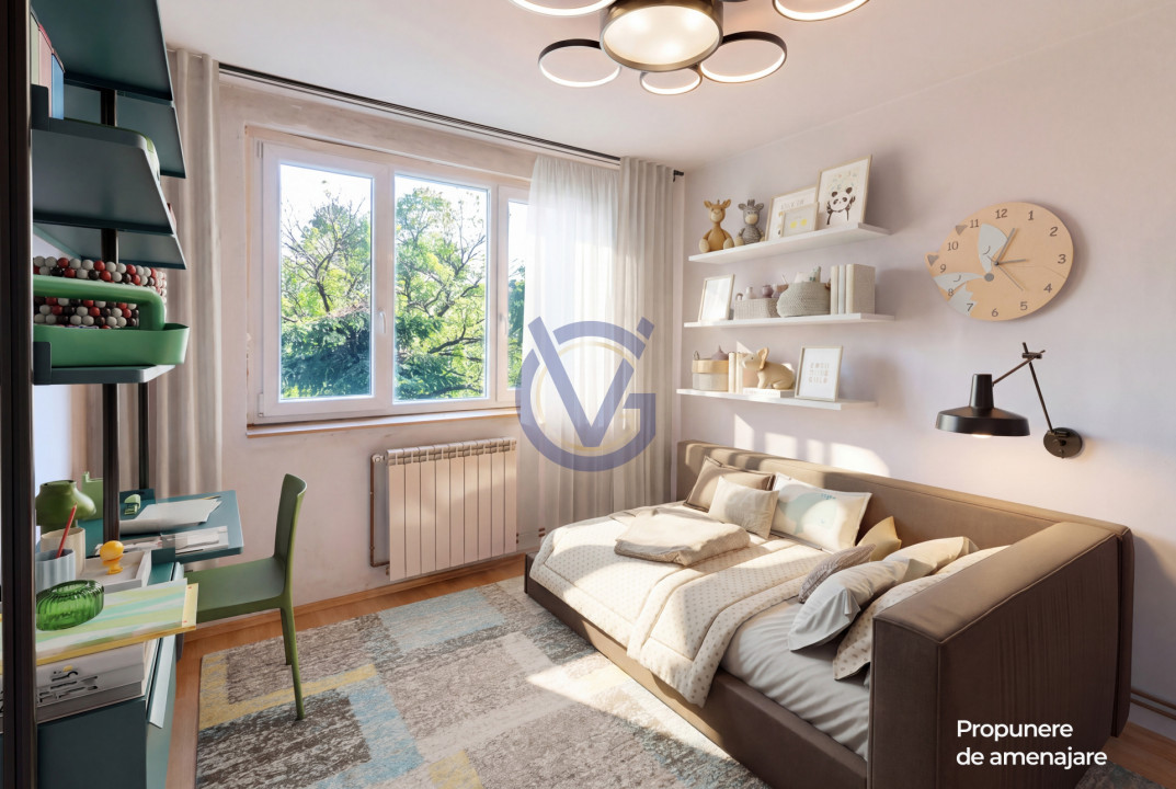 Aproape de parc! 3 camere decomandate, dupa gustul tau!