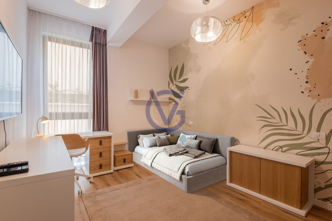 Intimitate si siguranta! 4 cam mobilate luxos, cu gradina proprie!