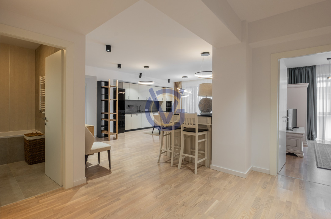 Impecabil! 4 cam mobilate modern & lux, 123mp, prima inchiriere!