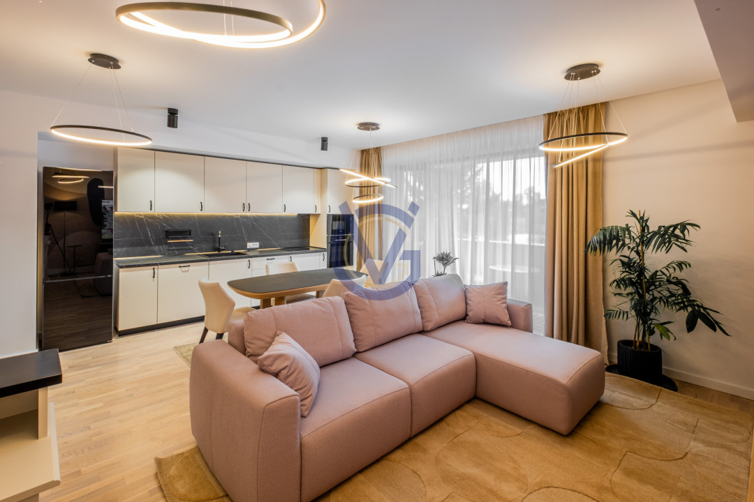 Impecabil! 4 cam mobilate modern & lux, 123mp, prima inchiriere!