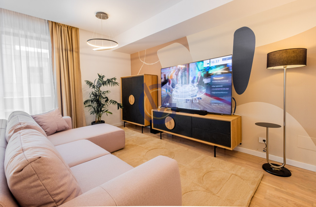 Impecabil! 4 cam mobilate modern & lux, 123mp, prima inchiriere!